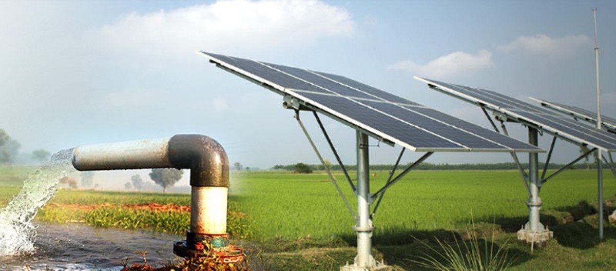 Solar Pump Structure for agricultural water pumping